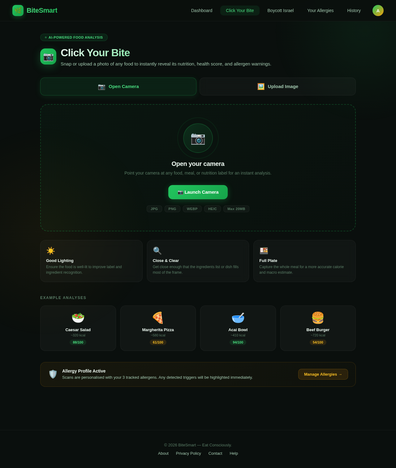 Click Your Bite design preview