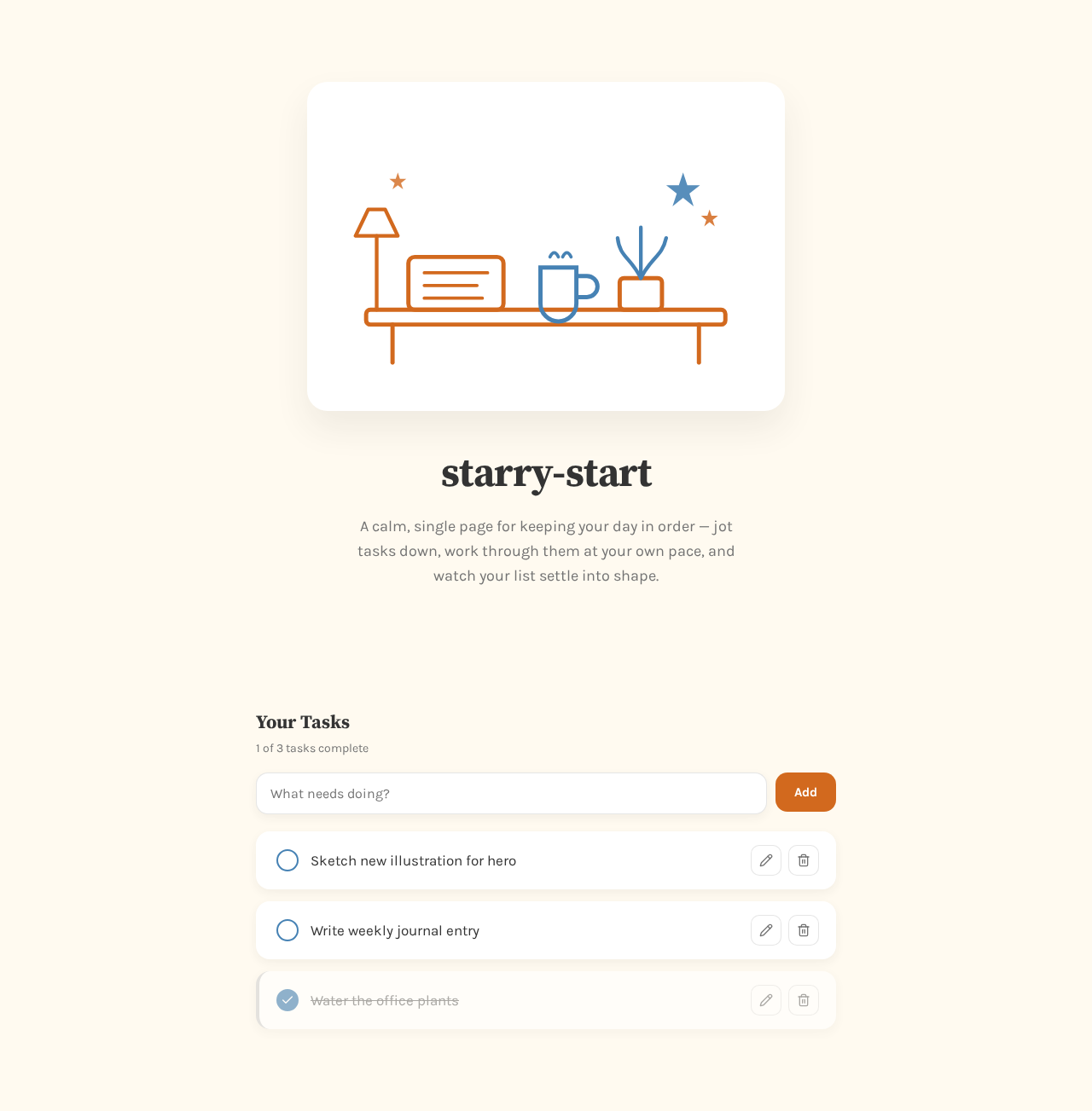 Landing design preview