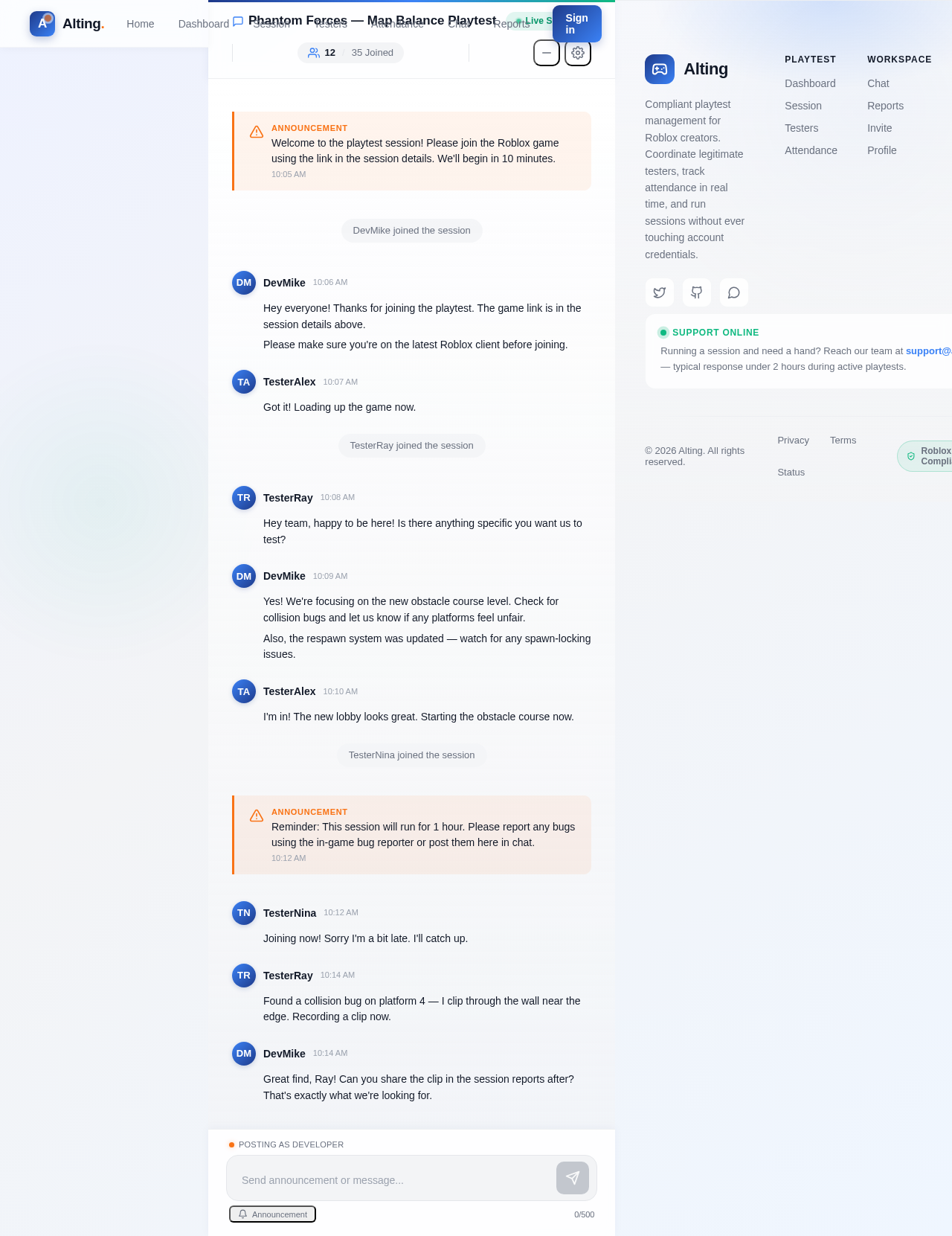 Chat design preview