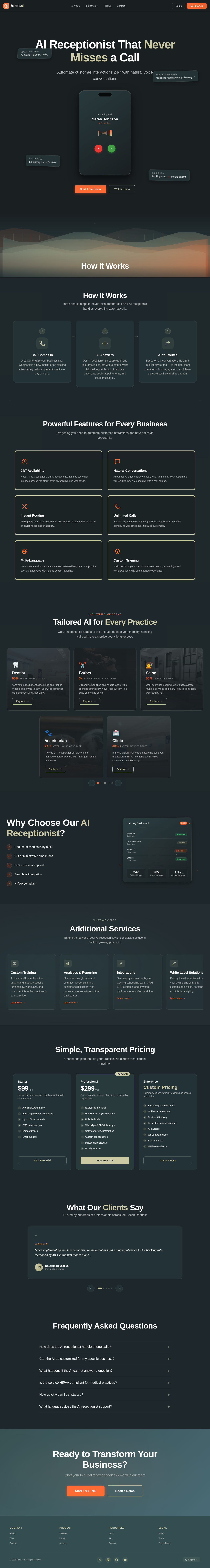 Landing design preview