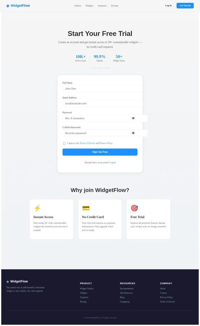 Signup