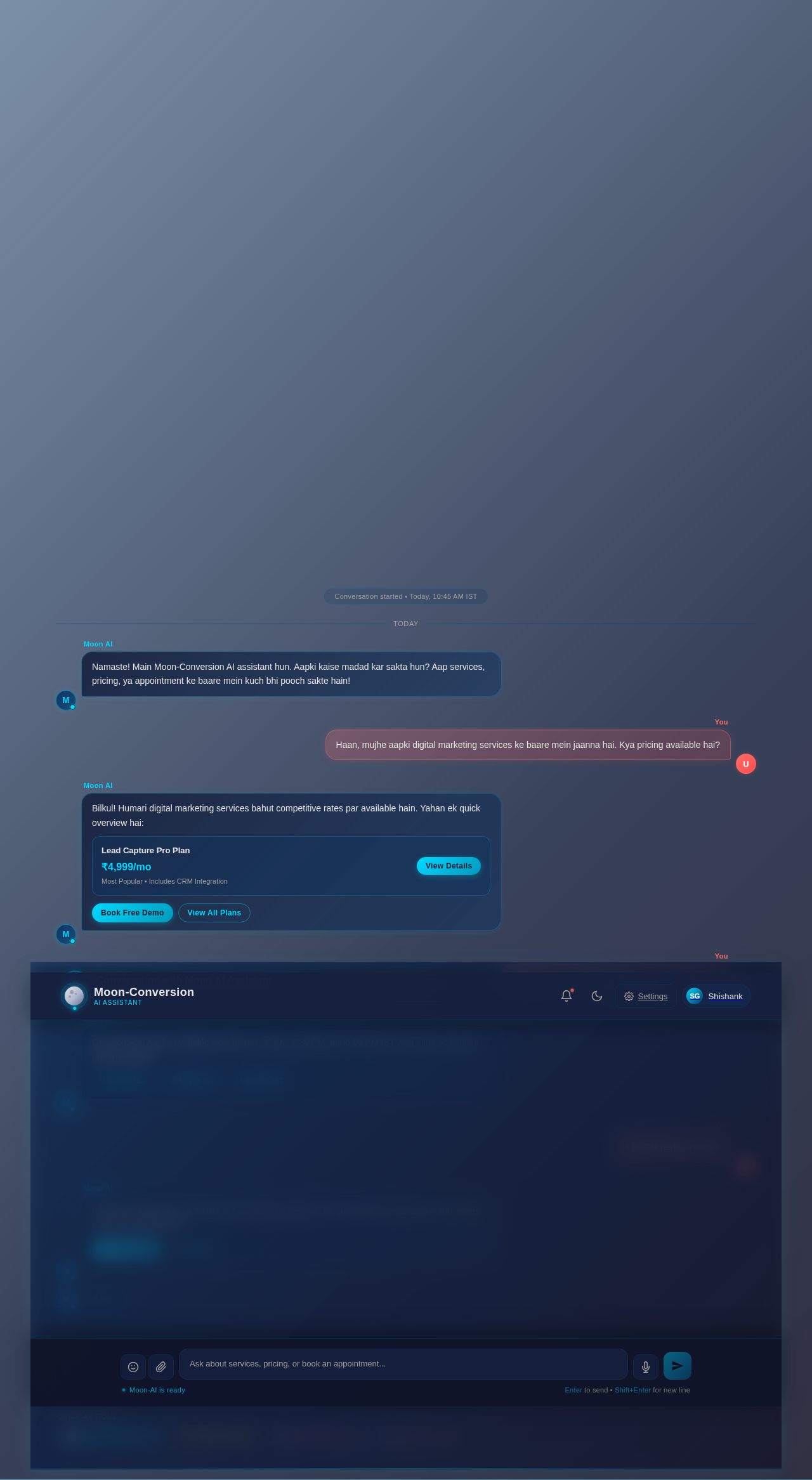 Chat design preview