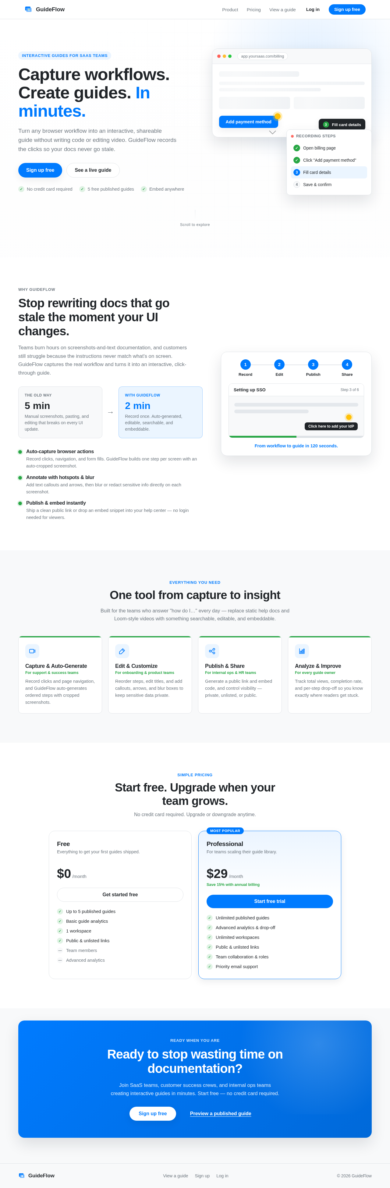 Marketing landing page design preview