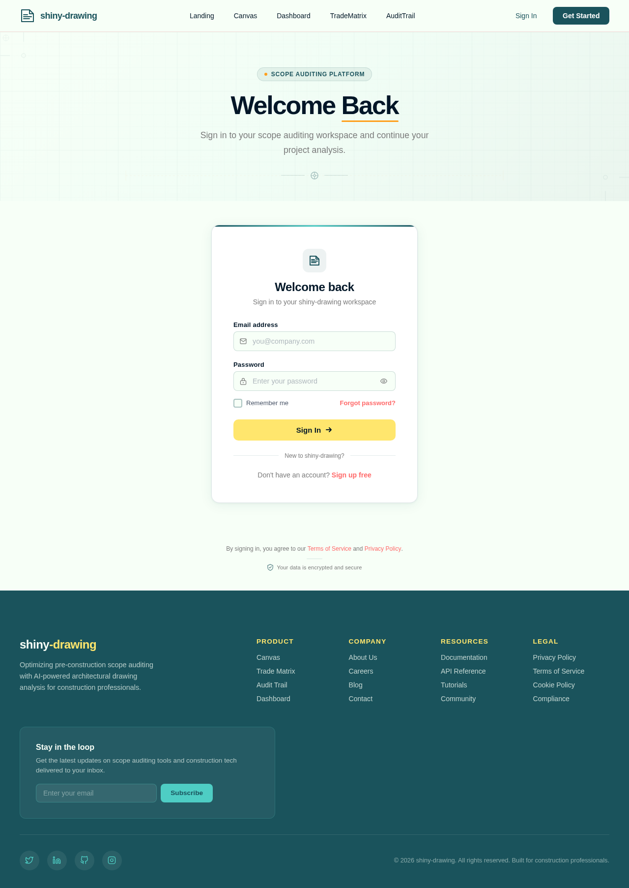 Login design preview