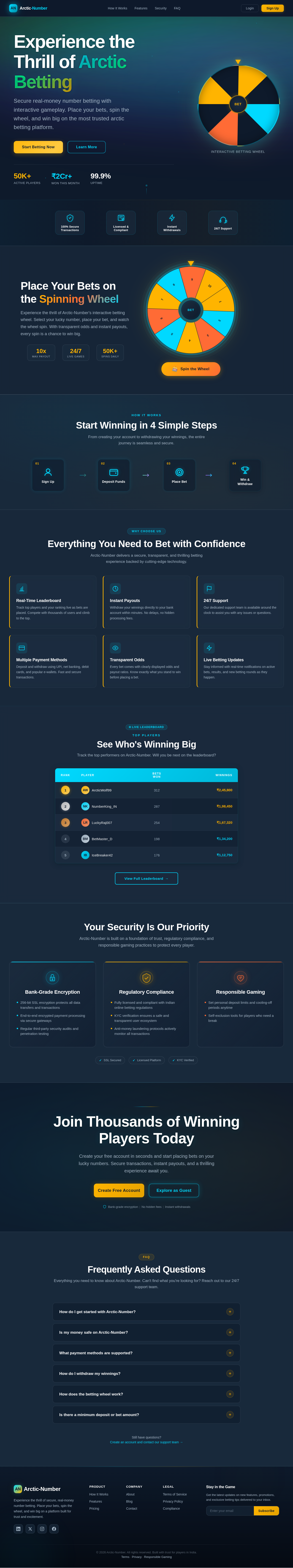 Landing design preview
