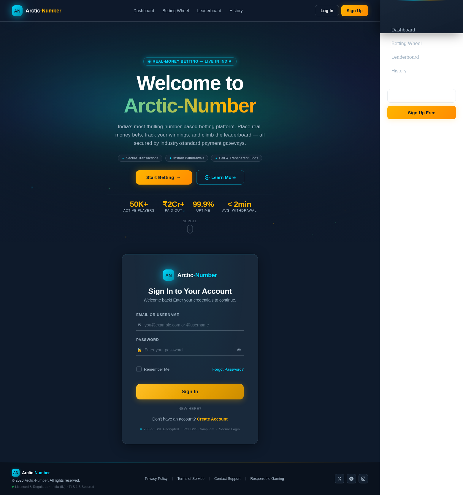 Login design preview