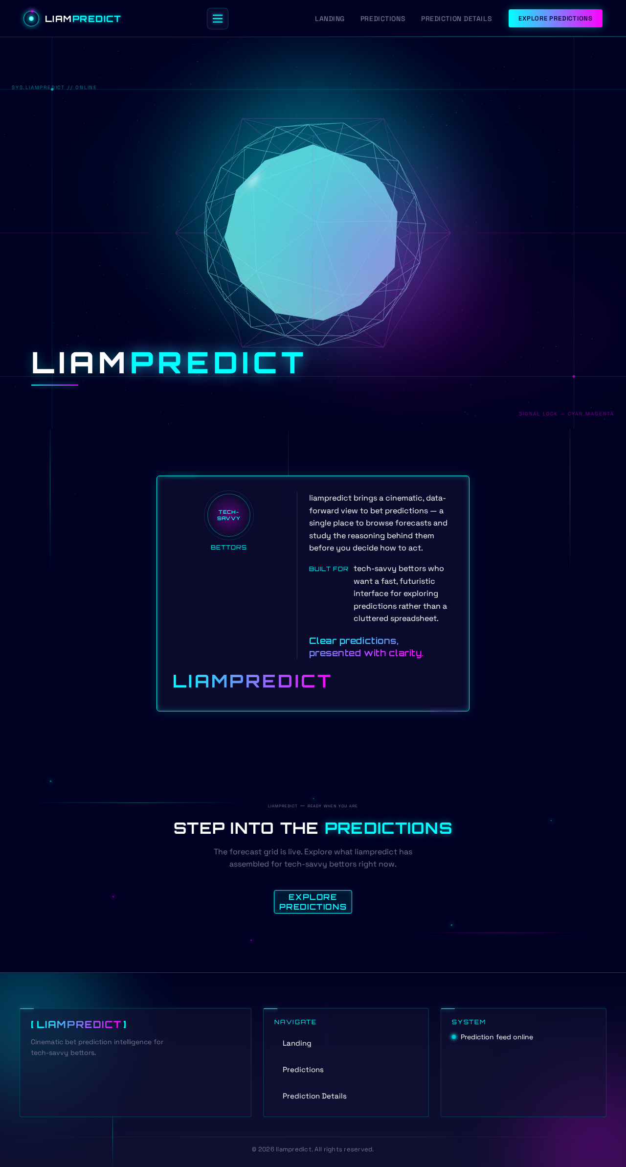 Landing design preview