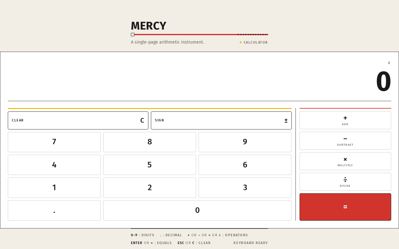 Calculator design preview