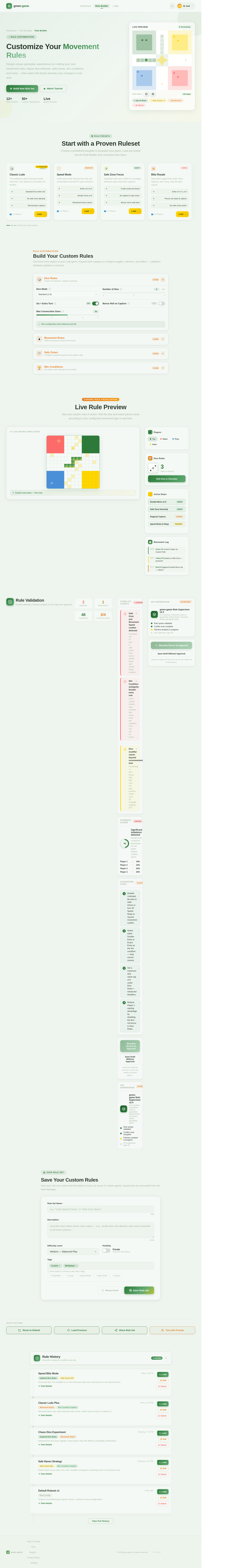 Rule Builder design preview
