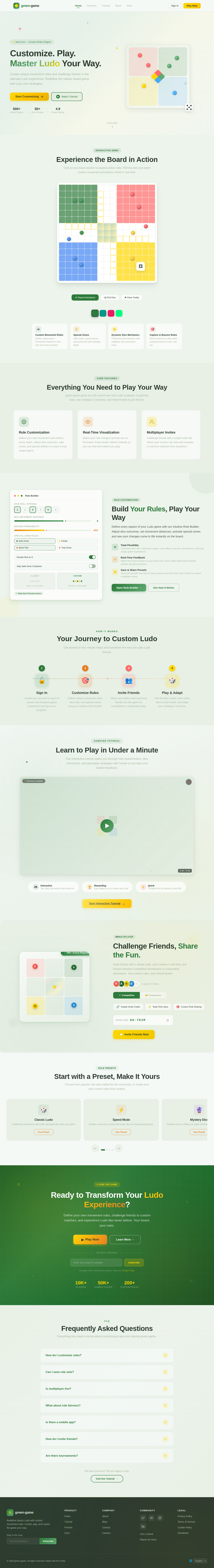 Landing design preview