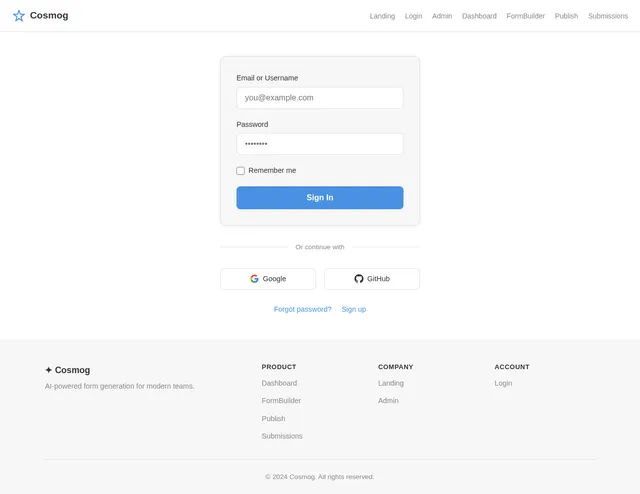 Login