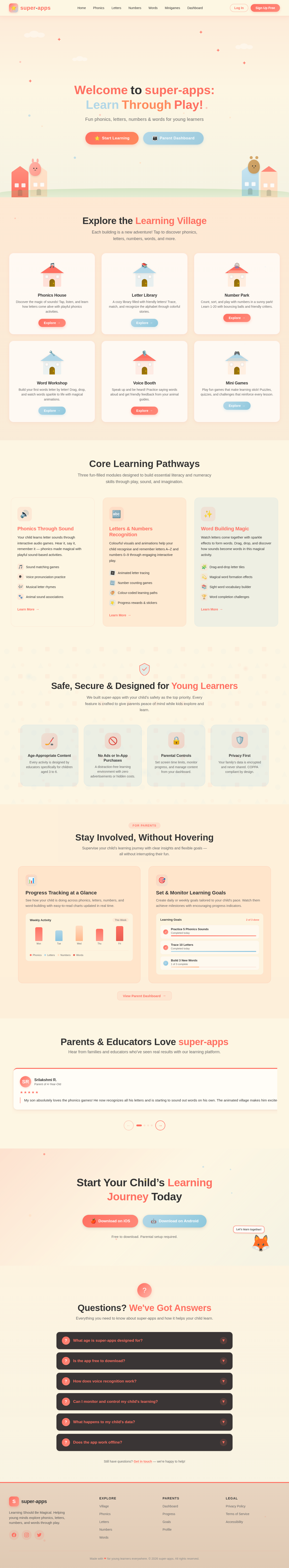 Landing design preview