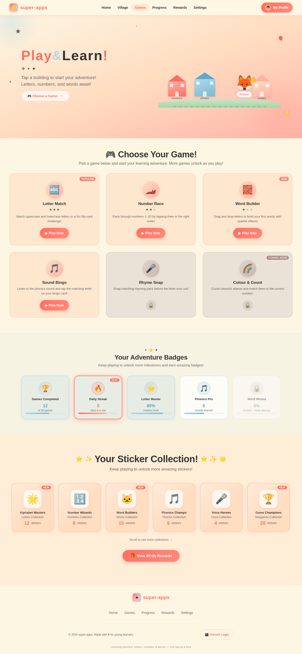 Minigames design preview