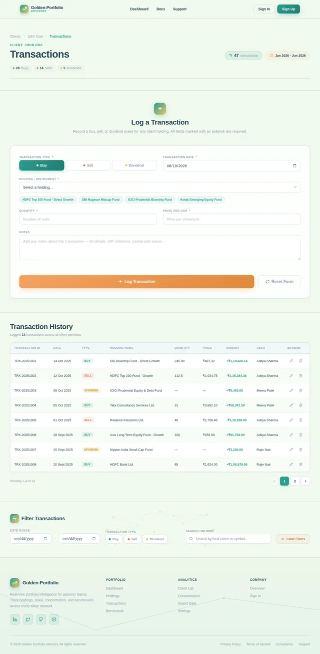 Transactions
