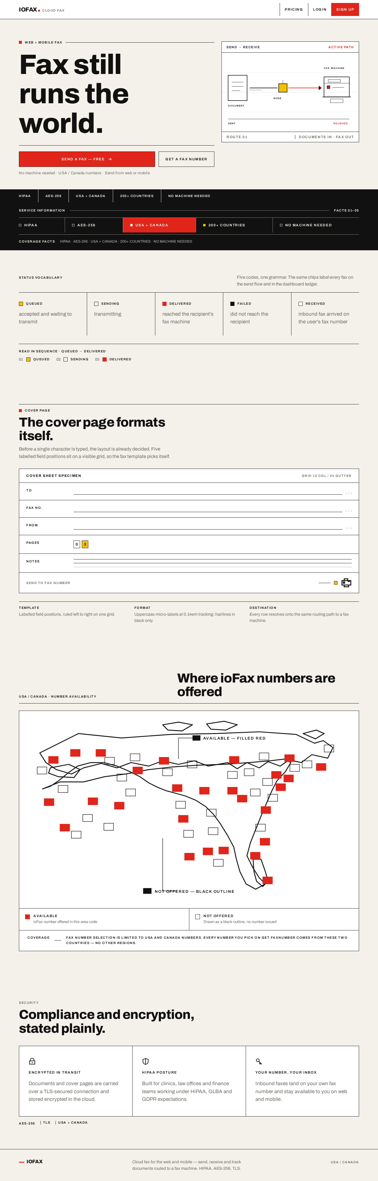 Landing page design preview