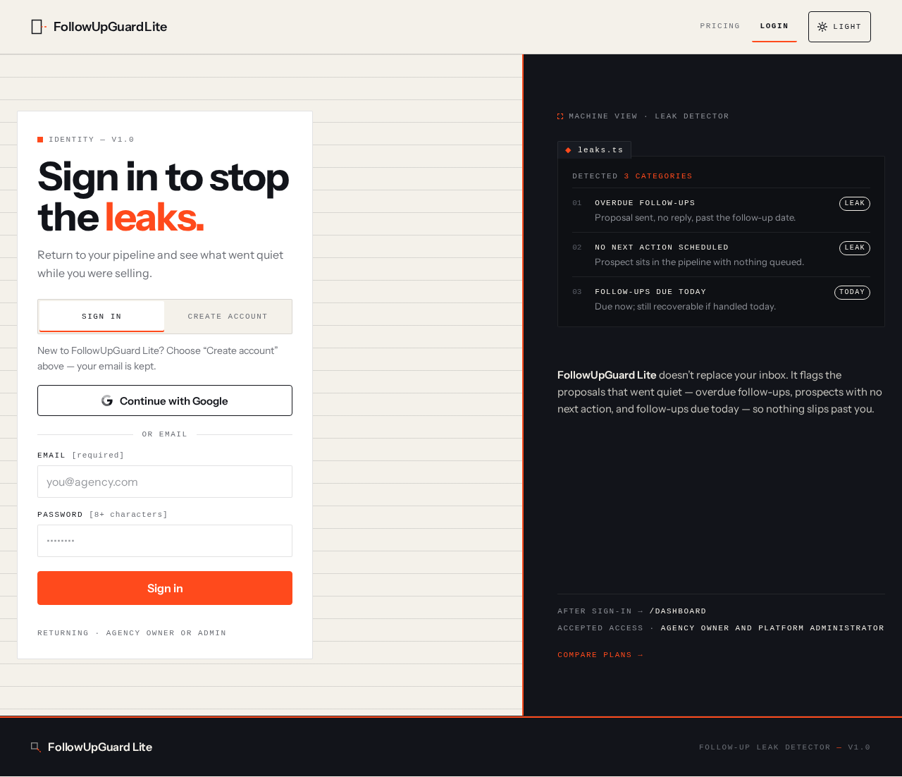 Login design preview