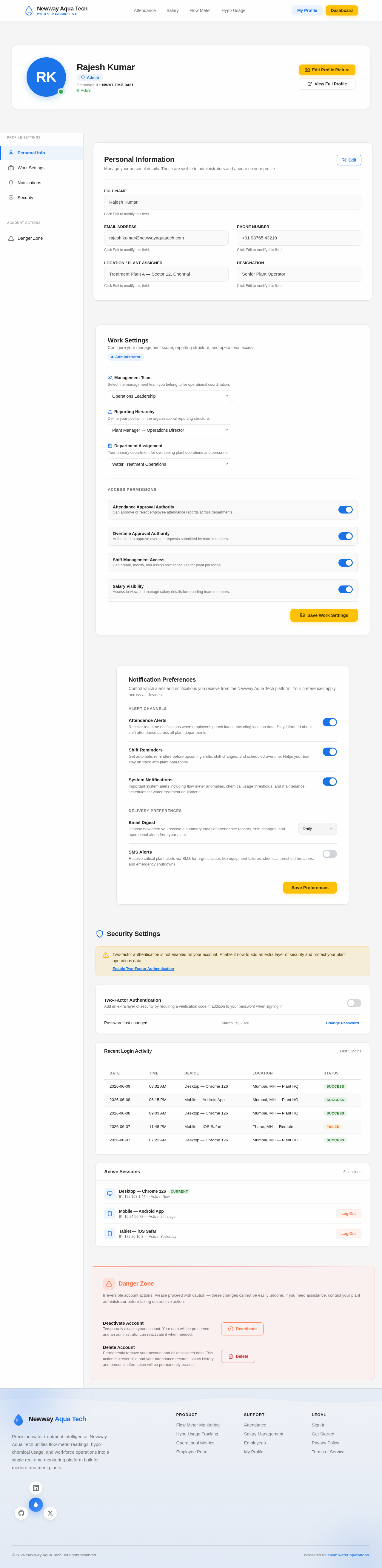 Profile design preview