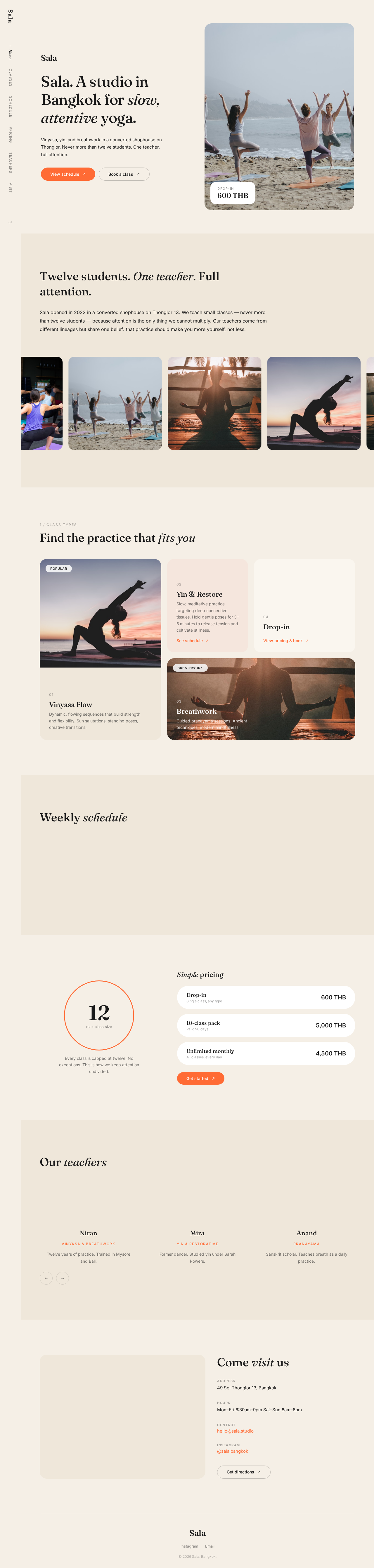Landing design preview