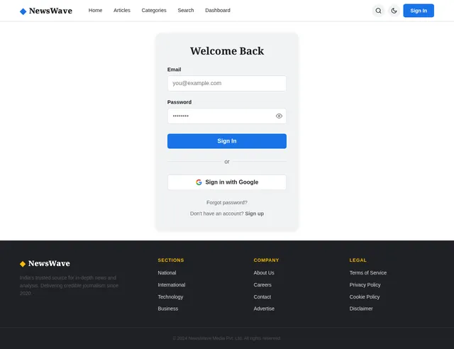 Login