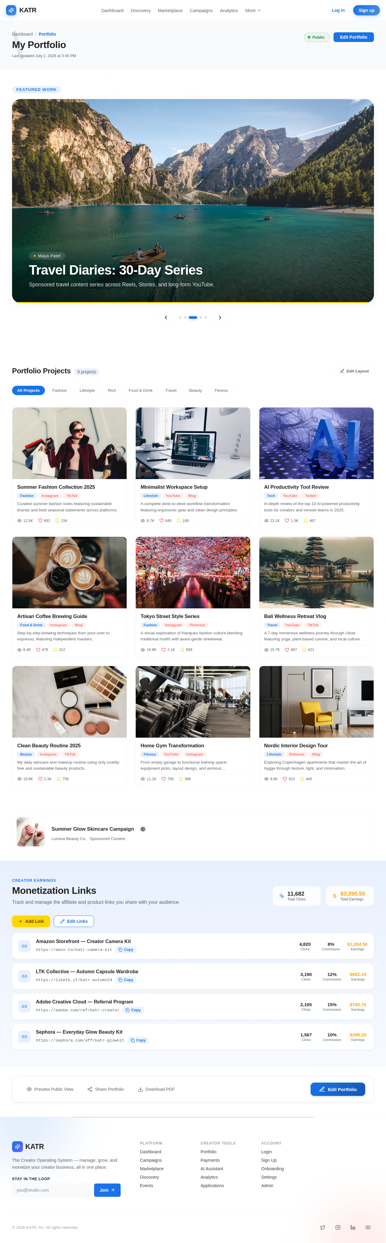 Portfolio design preview