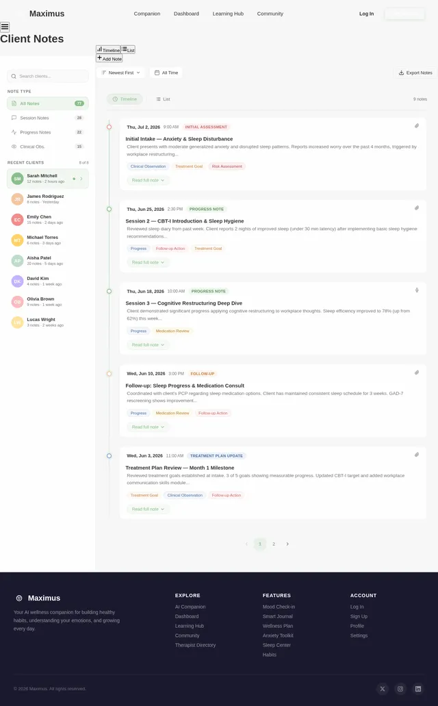 ClientNotes
