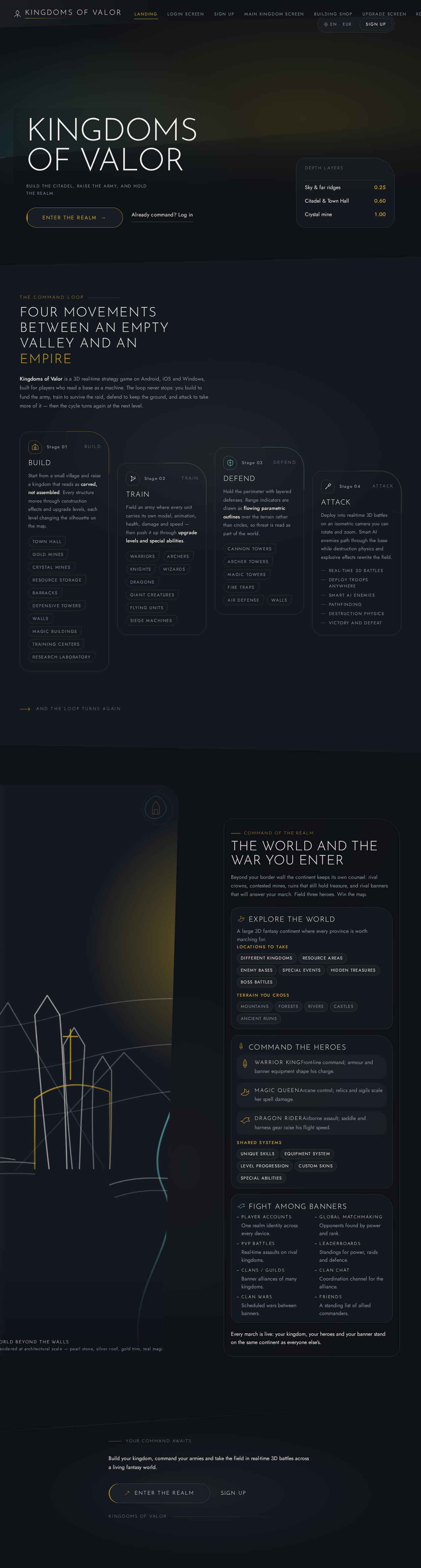 Landing design preview