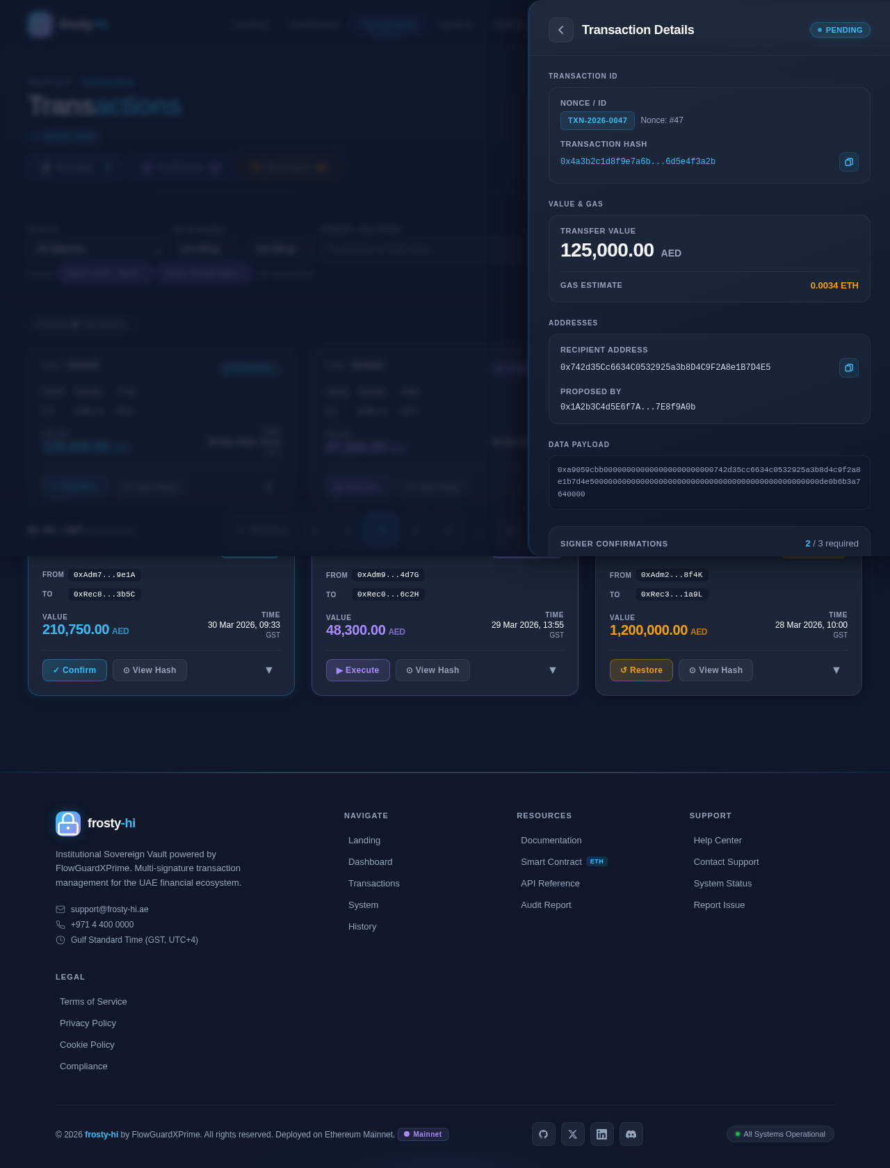 Transactions design preview