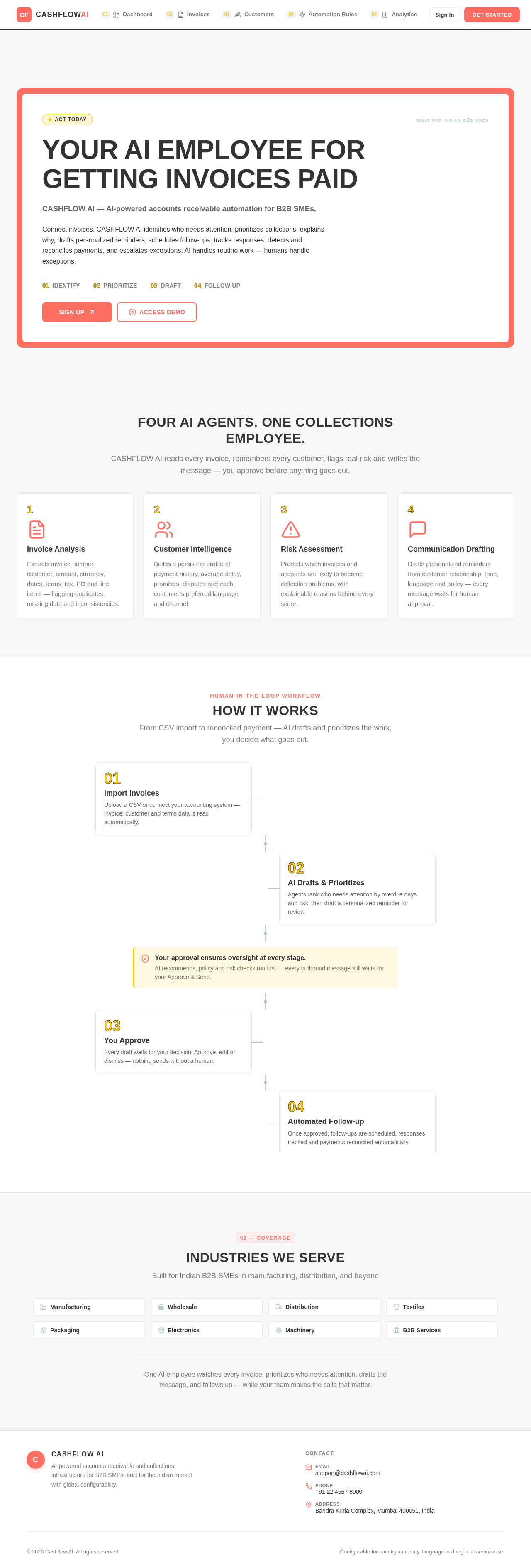 Landing Page design preview