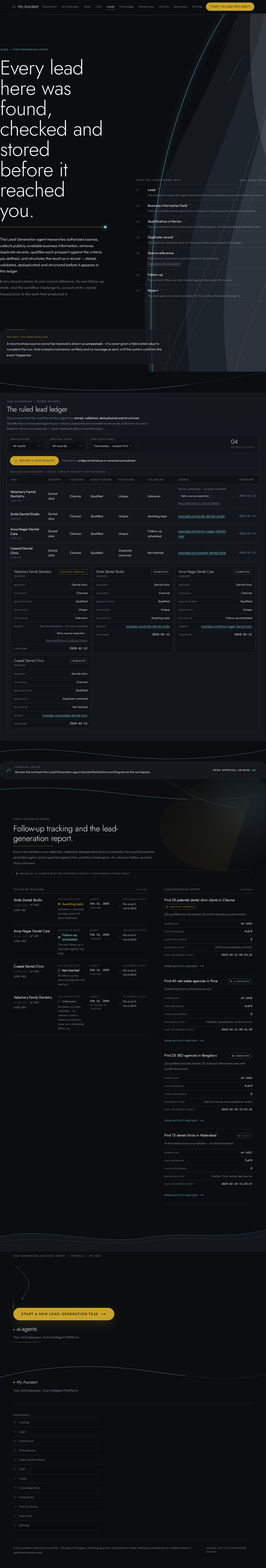 Leads design preview