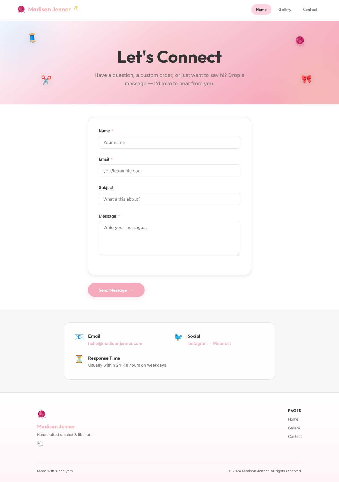 Contact design preview