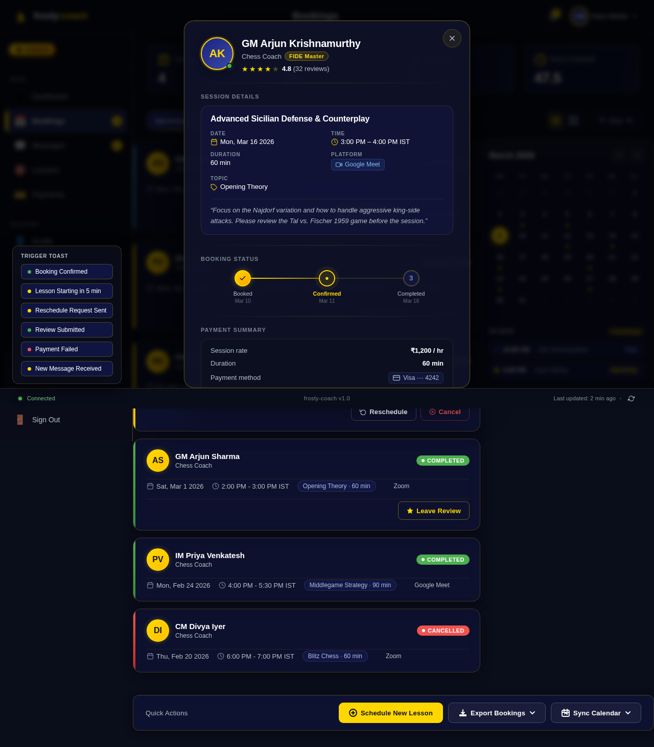 Bookings design preview