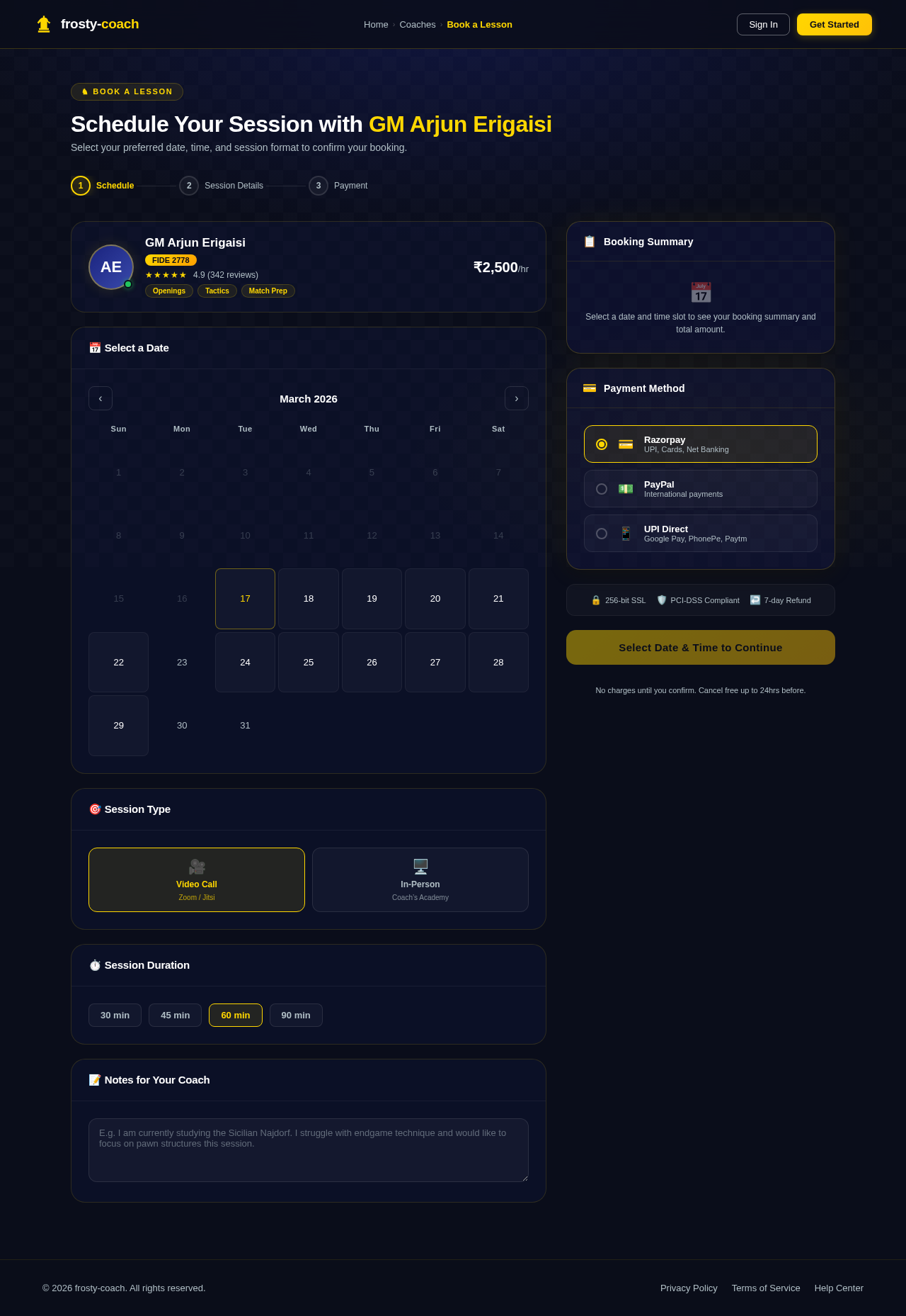 Booking design preview