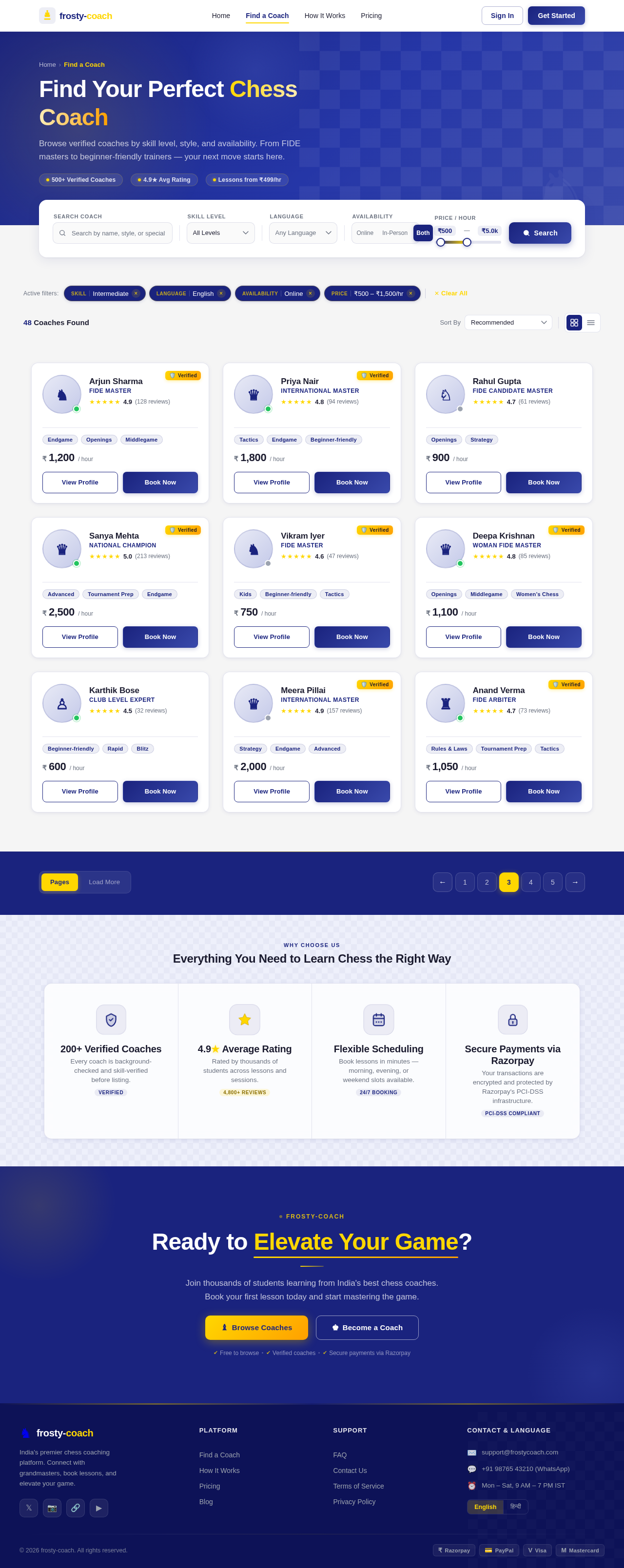 Coach Directory design preview