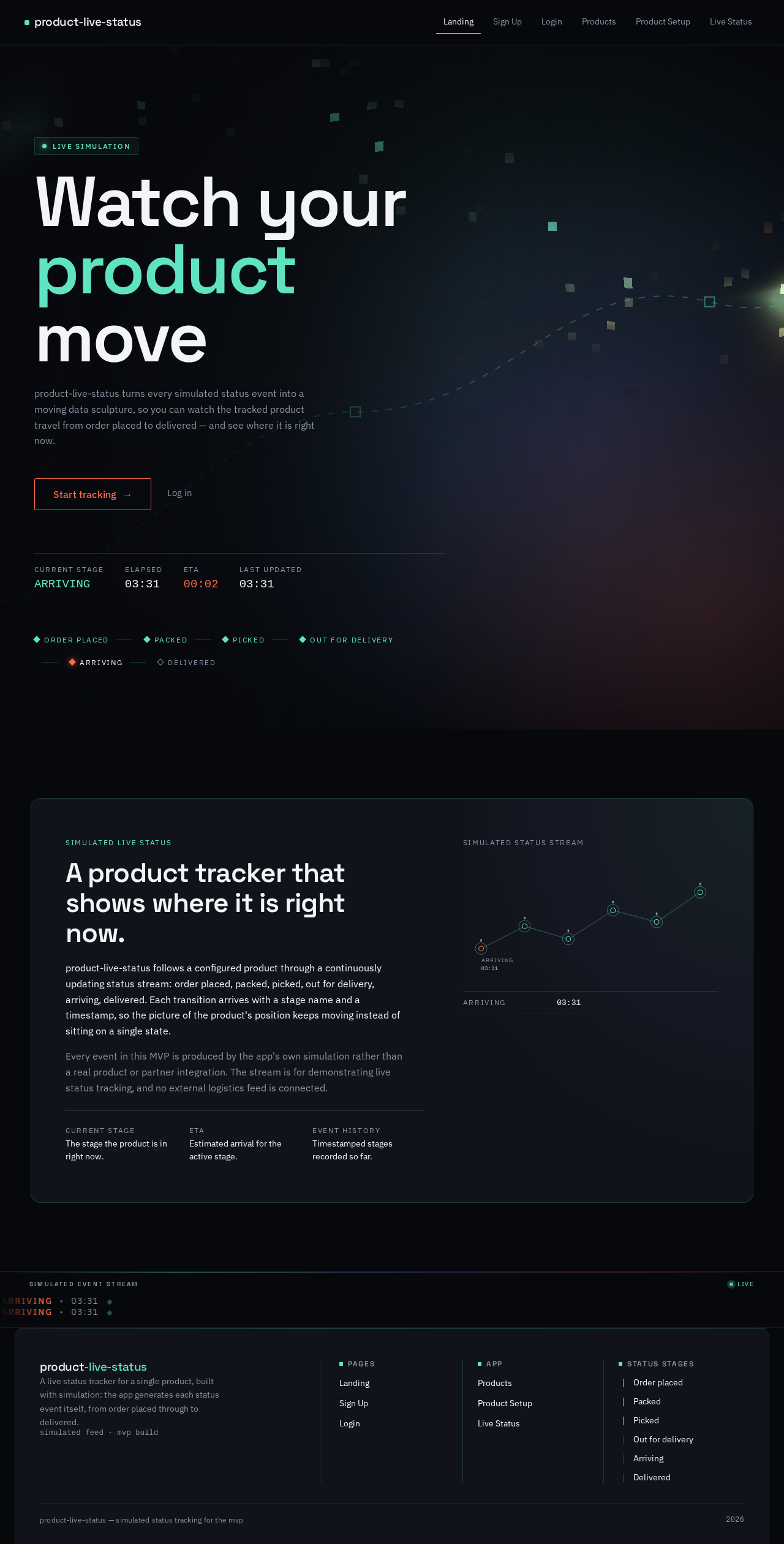 Landing design preview
