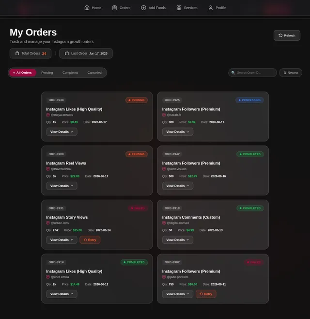 Orders