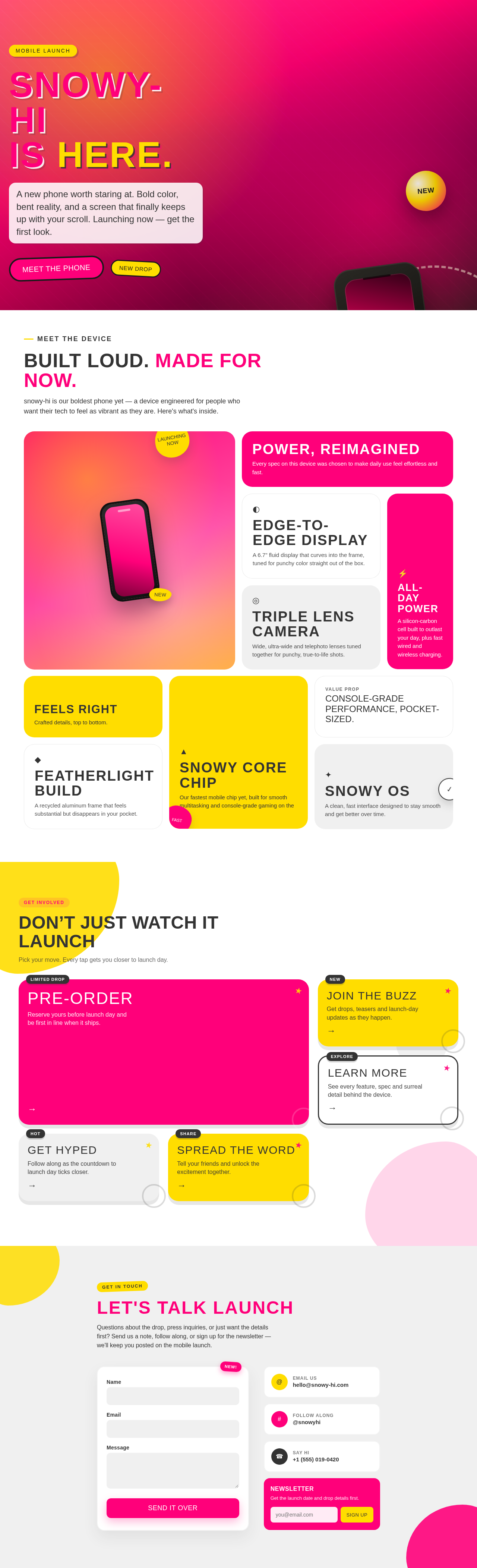 Landing design preview