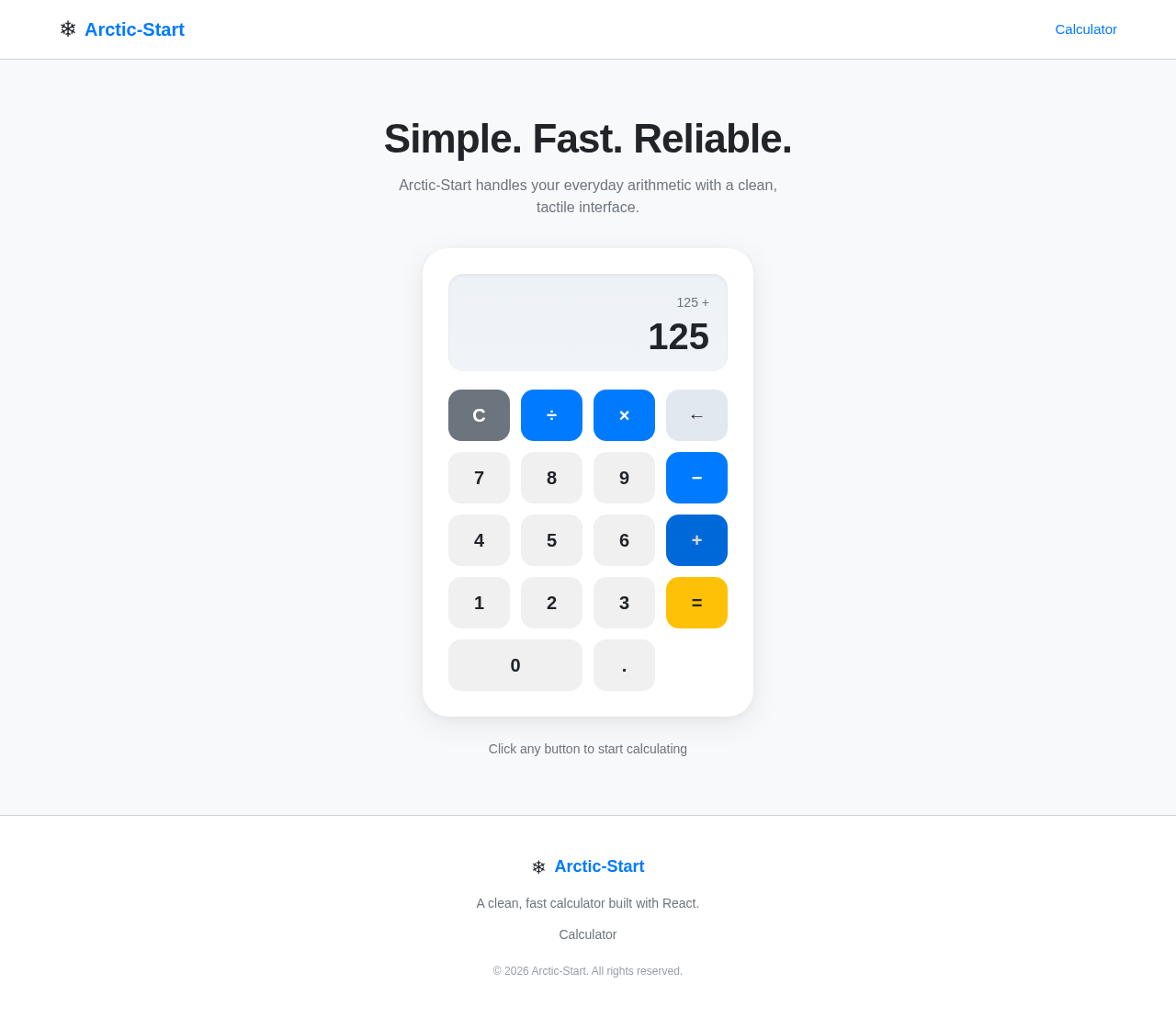Calculator design preview