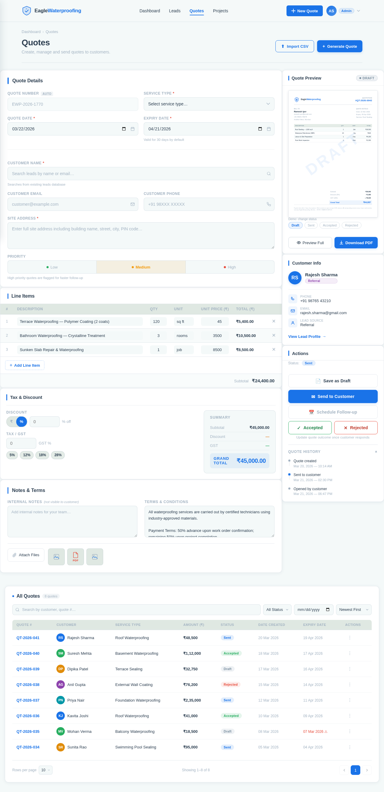 Quotes design preview