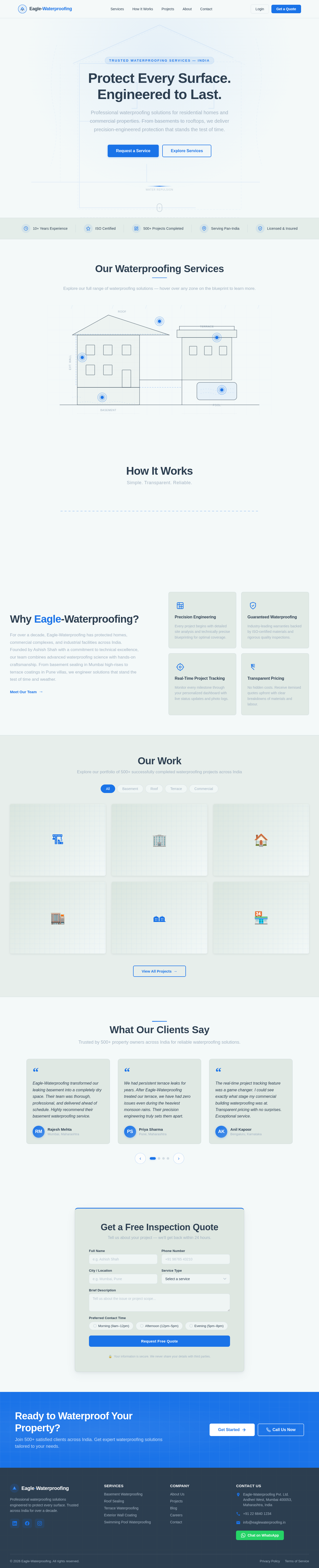 Landing design preview