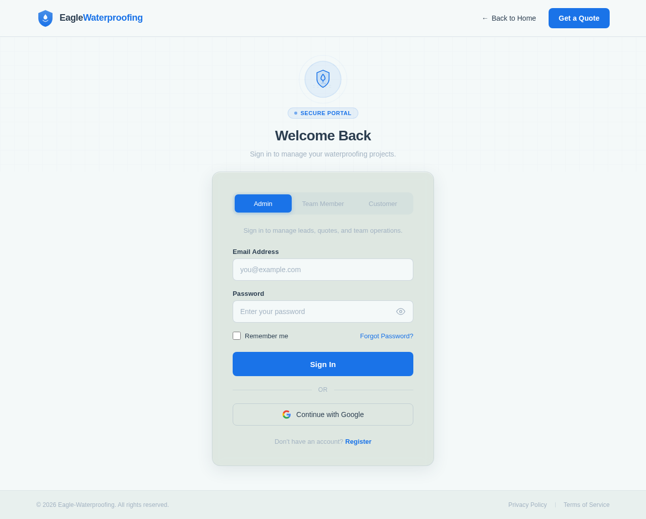 Login design preview