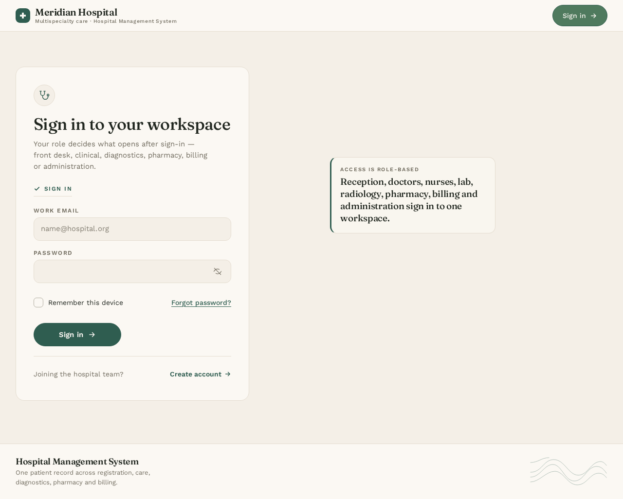 Login design preview