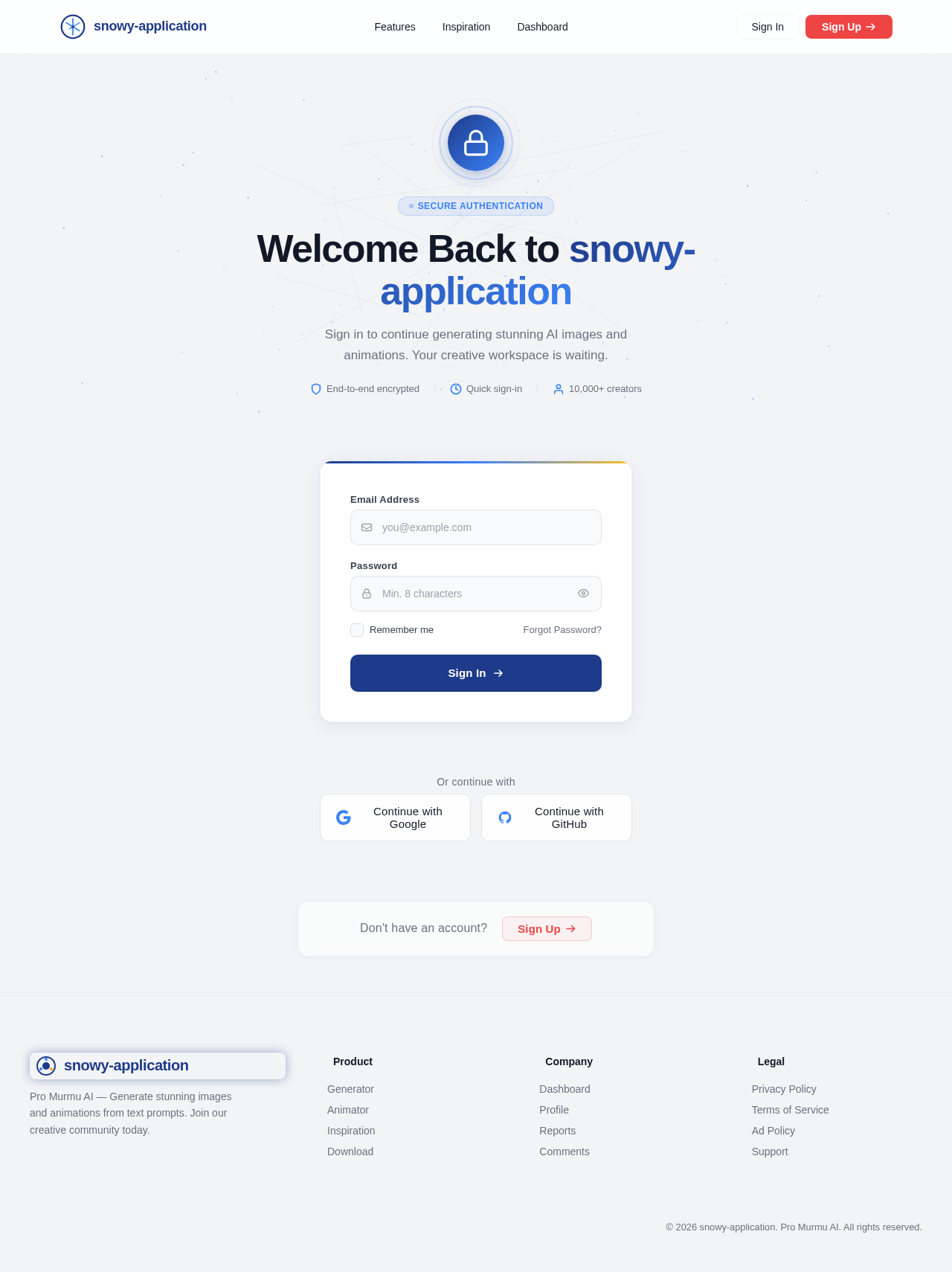 Login design preview