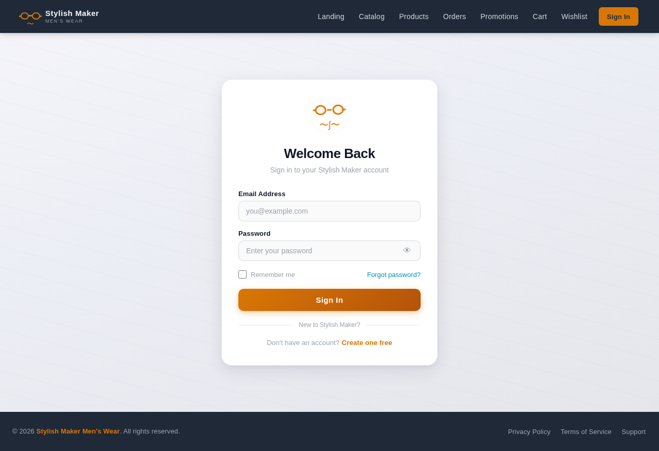 Login design preview