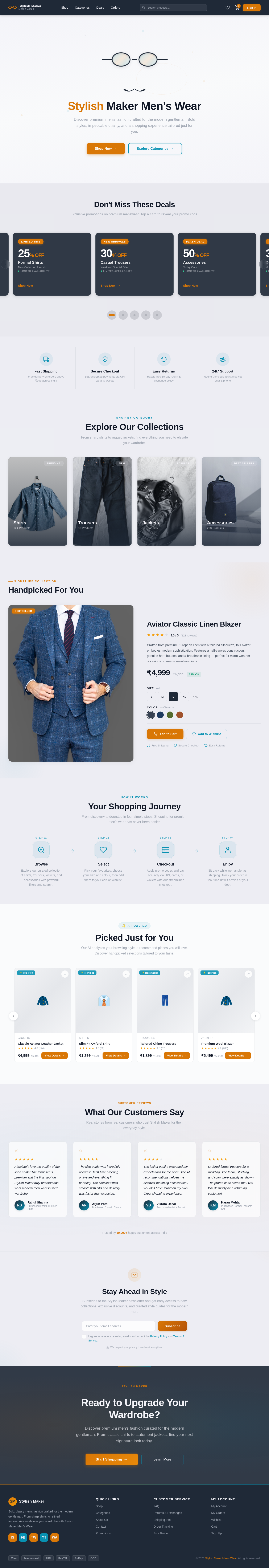 Landing design preview