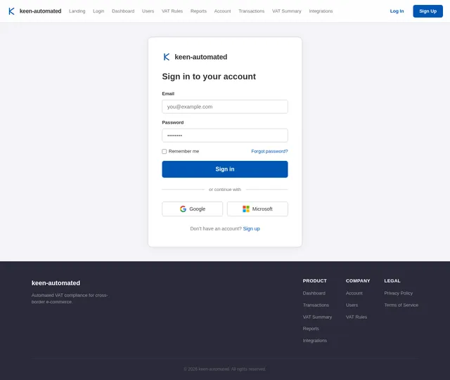 Login