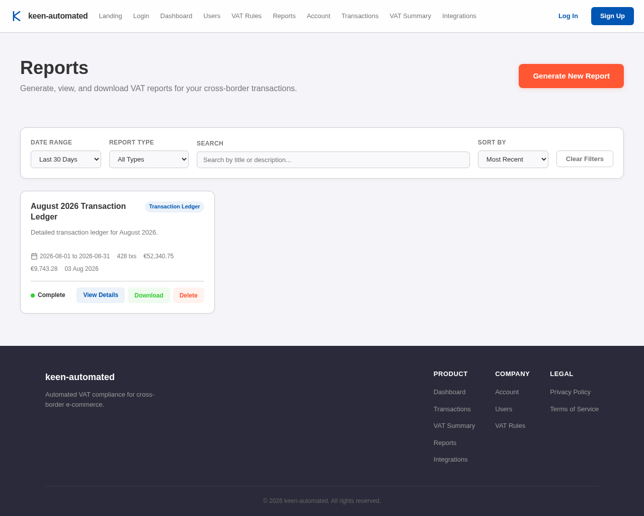Reports design preview