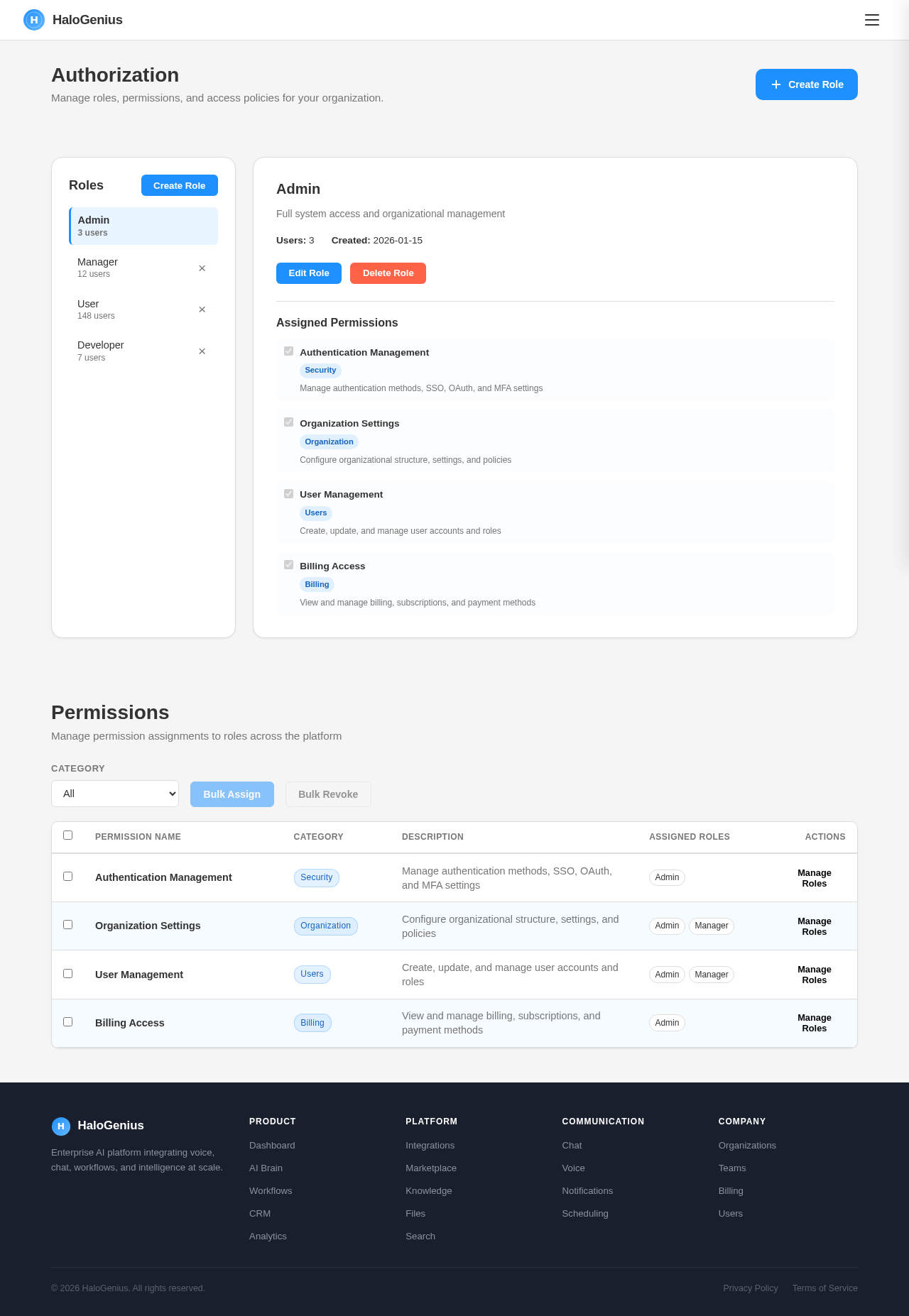 Authorization design preview