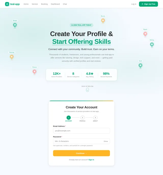Signup