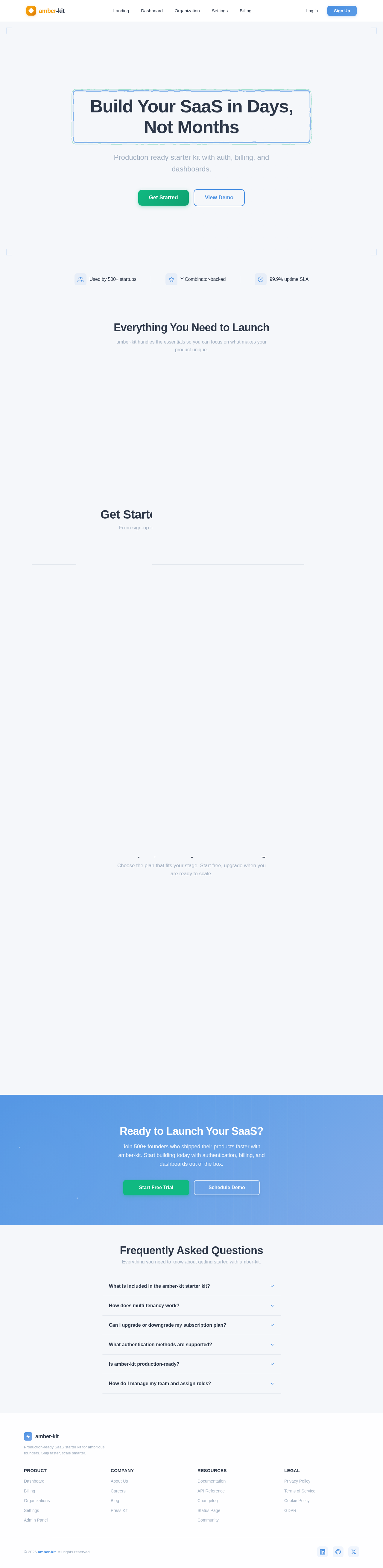 Landing design preview