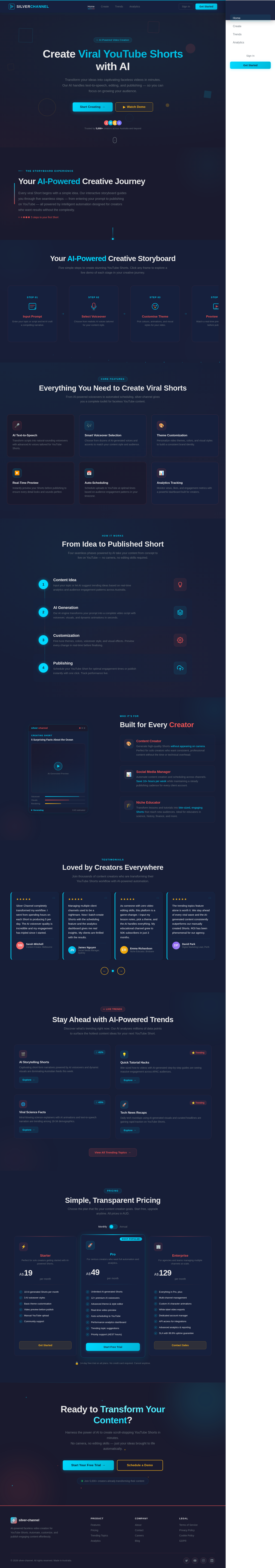 Landing design preview